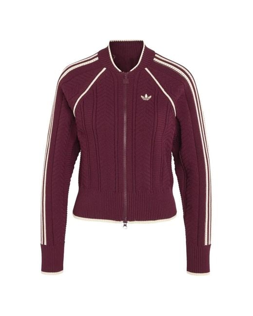 Adidas Purple Sst Track Top