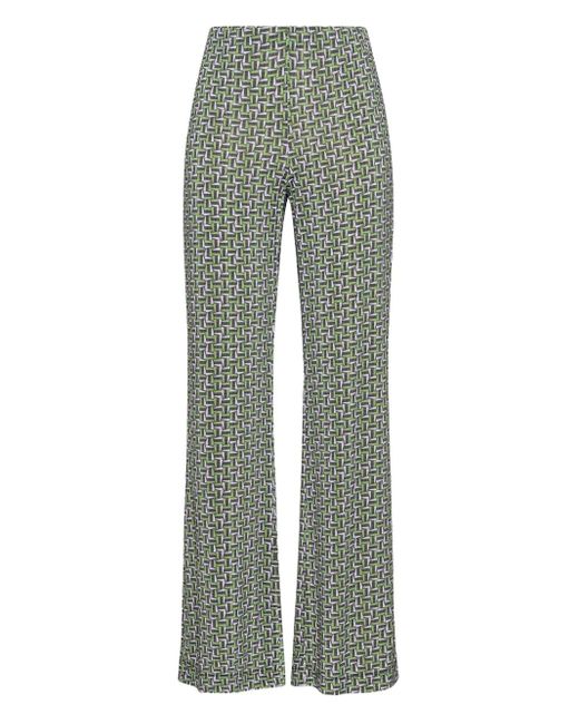 Pantalon À Motif Géométrique Maliparmi en coloris Green