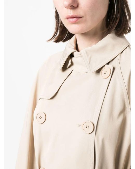 Emporio Armani Natural Belted Trench Coat