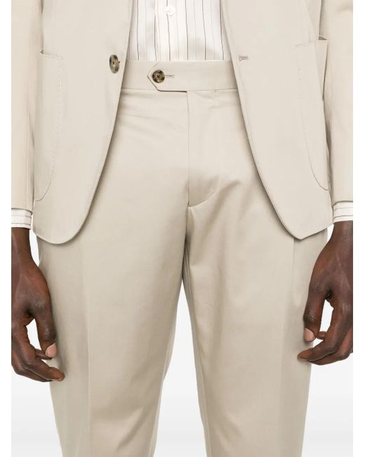 Lardini White Single-Breasted Suit for men