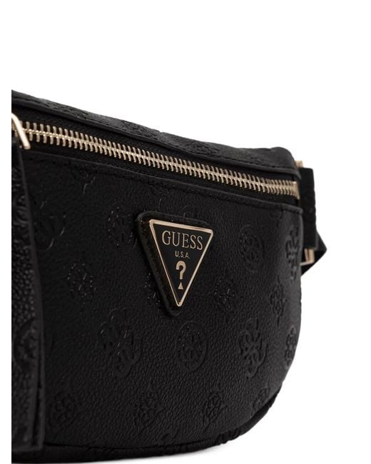 Guess Black Devon Gürteltasche Mit Logo