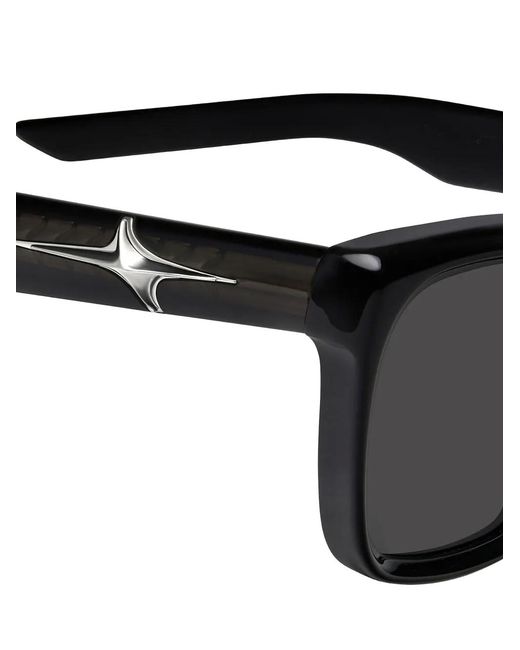 Gentle Monster Black Hesse 01 Square-Frame Star-Detail Sunglasses