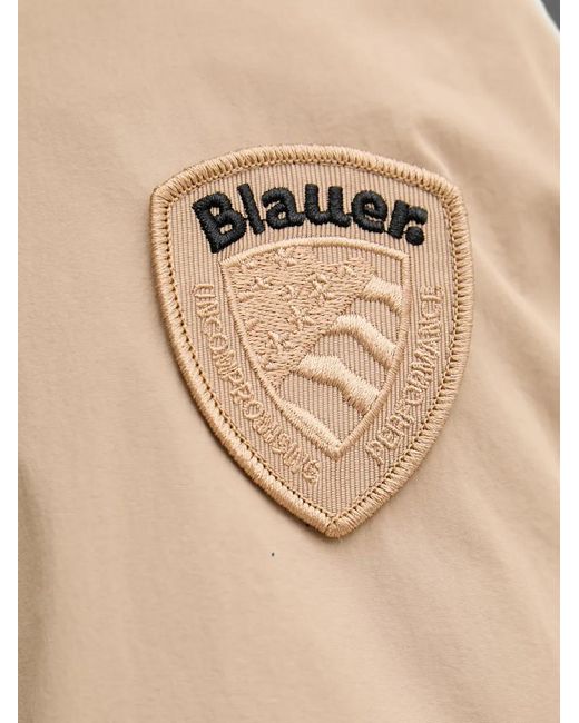 Blauer Natural Dalton Logo-Patch Padded Jacket for men