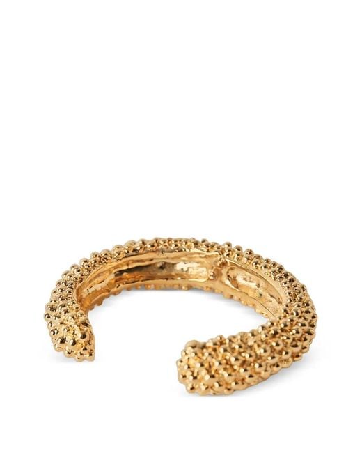 Paola Sighinolfi Metallic Bracelet Manchette Royal Texturé