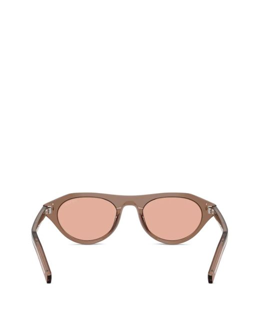 Prada Pink Geometric Sunglasses