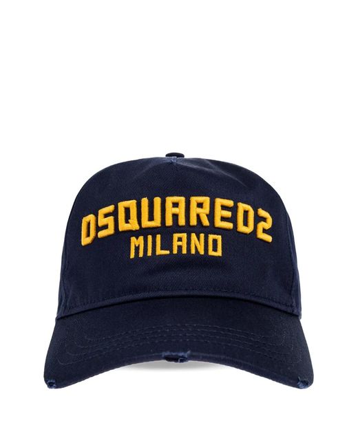 DSquared² Baseballkappe Mit Stickerei in Blue für Herren