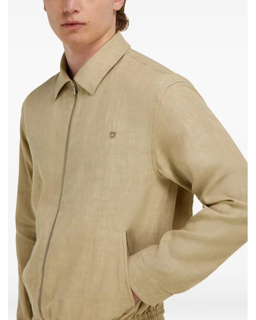 Ferragamo Natural Linen Blouson for men