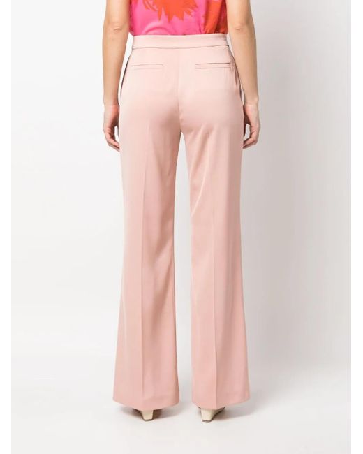 Pinko Flared Pantalon in het Pink