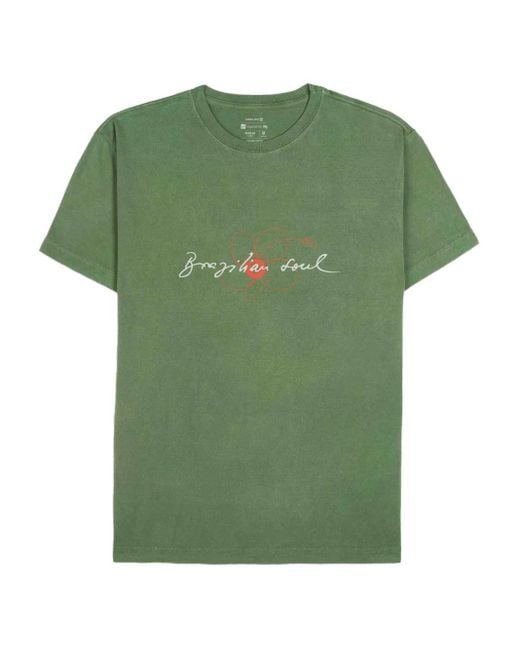 Osklen Green Brazilian Soul T-Shirt for men