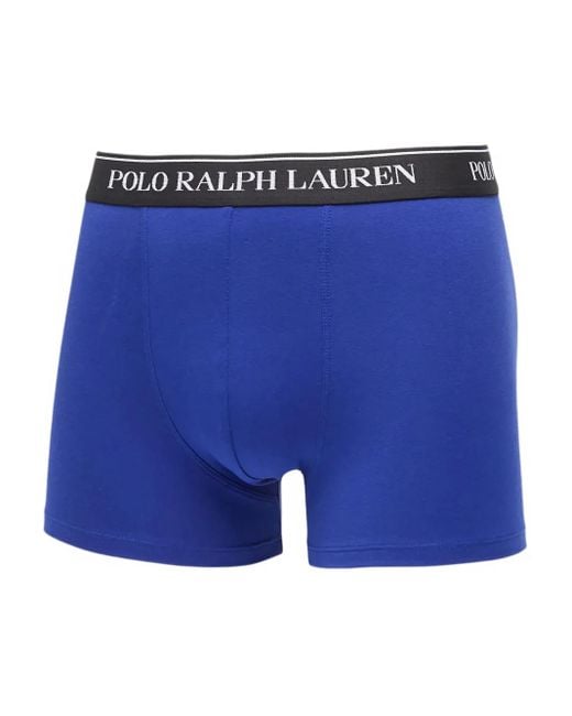 Polo Ralph Lauren Blue Logo-Waistband Boxers (Pack Of Five) for men
