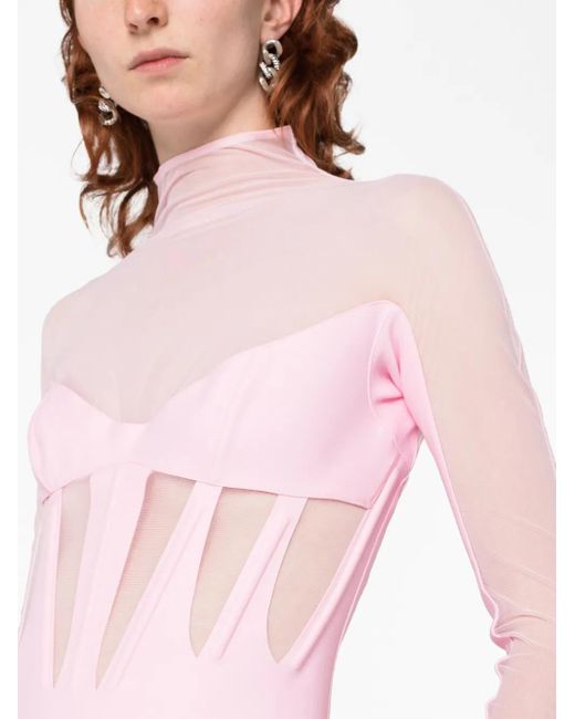 Mugler Pink Dresses
