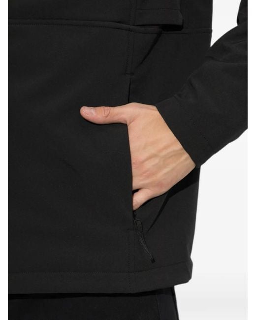 Stone Island Black Hooded Jacket for men