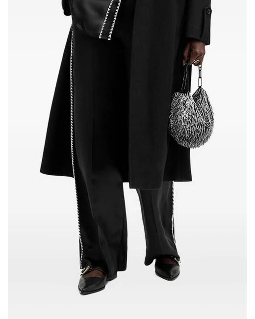 Pantaloni Con Cuciture A Contrasto di AllSaints in Black
