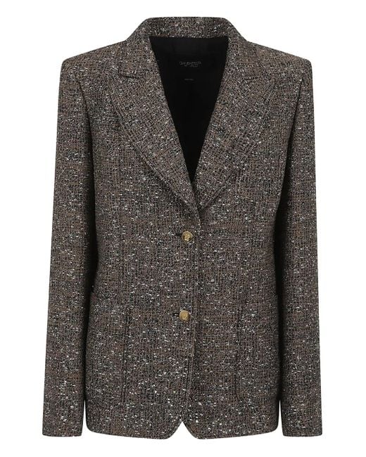 Giambattista Valli Black Geknöpftes Sakko