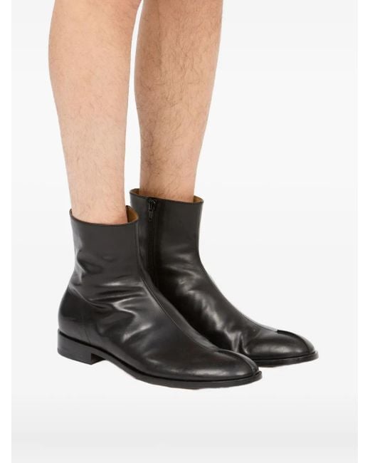 Botines de piel MM6 by Maison Martin Margiela de hombre de color Black