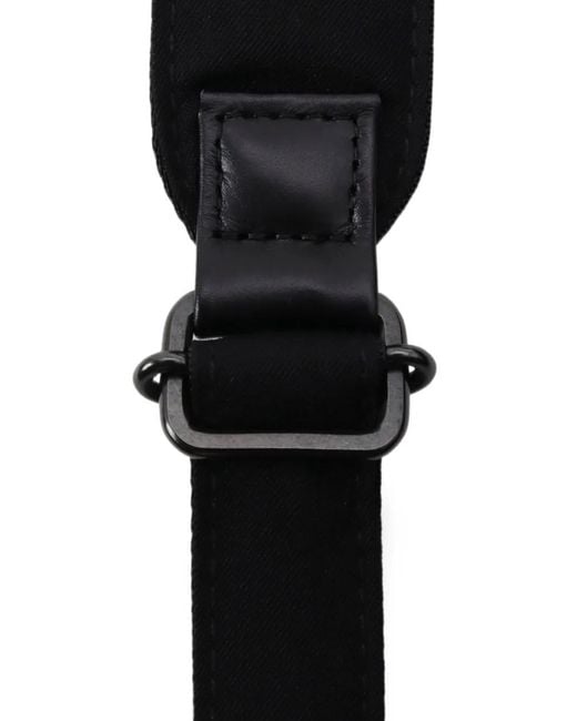 Yohji Yamamoto Black Draped Wool Backpack