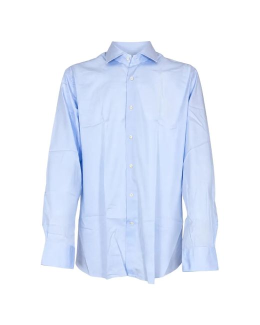 Guglielminotti Blue Long-Sleeve Shirt for men
