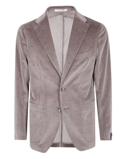 Tagliatore Jacke aus Cord mit zwei Knöpfen in Brown für Herren