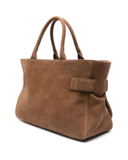 OSOI Brown Brocle Tote Bag