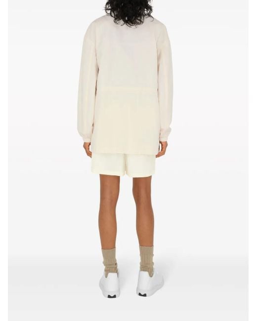 Burberry Natural Kapuzenjacke Mit Ritteremblem