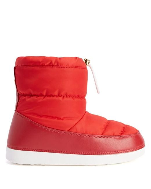 メンズ Giuseppe Zanotti Aspen パデッドブーツ Red