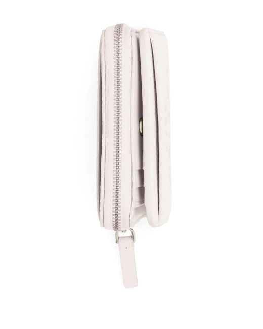 Marc Jacobs White The Mini Compact Wallet