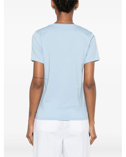 ANONYM APPAREL Blue Romy V-Neck Short-Sleeve T-Shirt