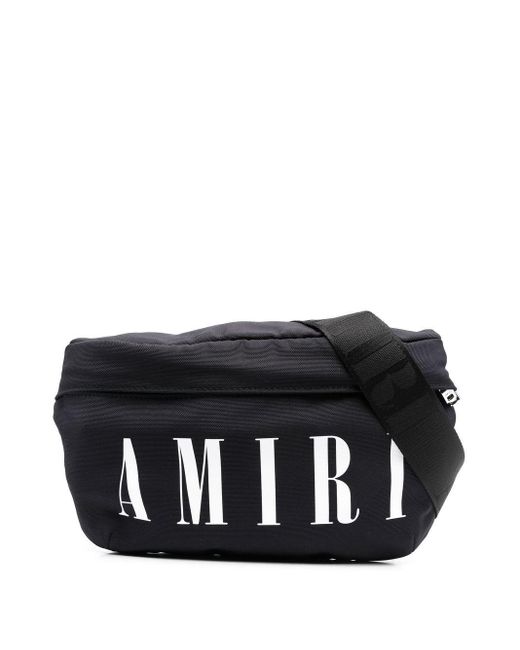 Amiri Logo-print Zipped Belt Bag in Black for Men | Lyst UK