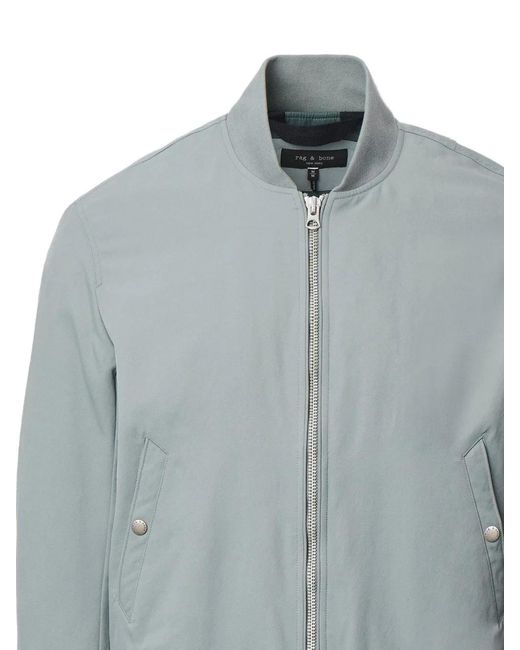 Rag & Bone Gray Veste Bomber Manston for men