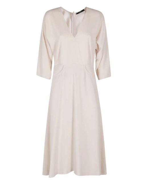 Seventy Midi-Jurk in het Natural