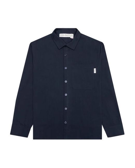 Camicia Con Taschino di Advisory Board Crystals in Blue da Uomo