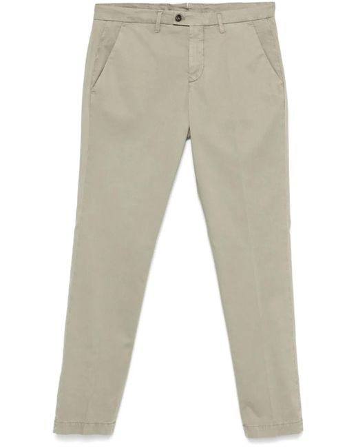 Corneliani Natural Tapered Chinos for men