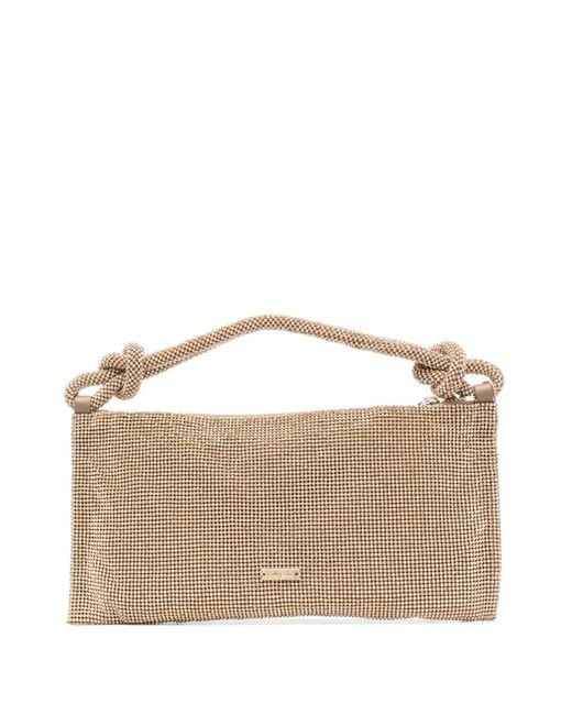 Cult Gaia Natural Hera Nano Crystal-Embellished Tote Bag
