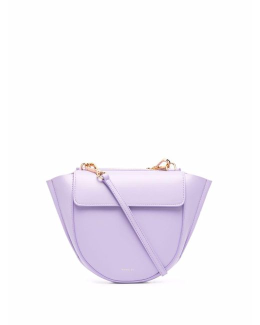 Wandler Leather Mini Hortensia Crossbody Bag in Purple | Lyst Canada