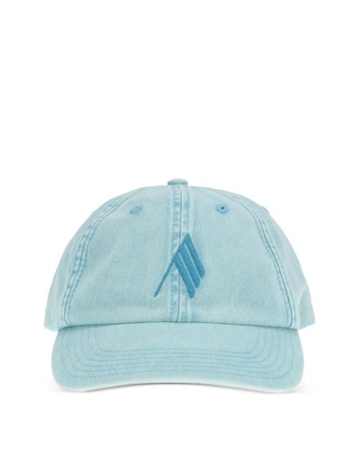 The Attico Blue Casquette À Logo Brodé