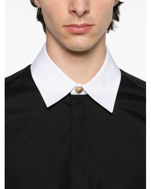 Balmain Black Ls Shirt for men