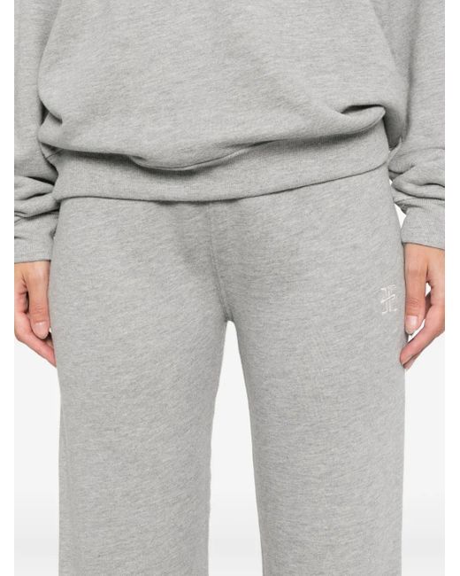 ÉTERNE Gray Pantalon De Jogging À Coupe Droite