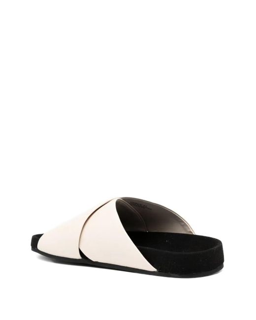 Senso White Darcie Ii Leather Slide