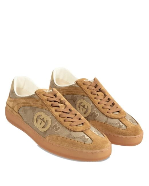 Gucci Natural G75 Monogram Sneakers for men