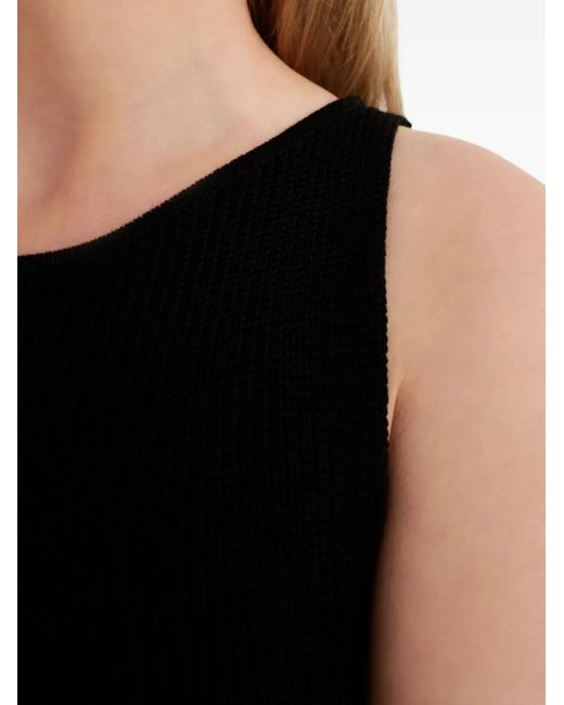 AYA MUSE Black Zeal Round-Neck Mini Dress