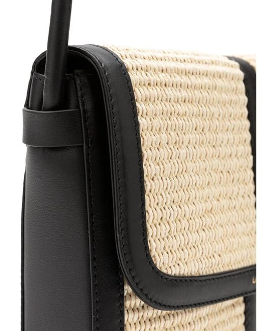 La Portegna White Lucía Yute Shoulder Bag