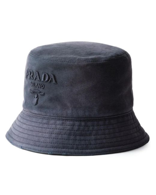 Prada バケットハット Blue