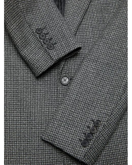 Acne Gray Wool Coat for men