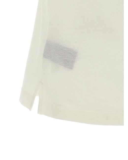 メンズ Zegna ショートスリーブ ポロシャツ White