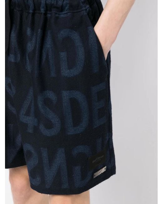 4SDESIGNS Bermuda Shorts in het Blue voor heren