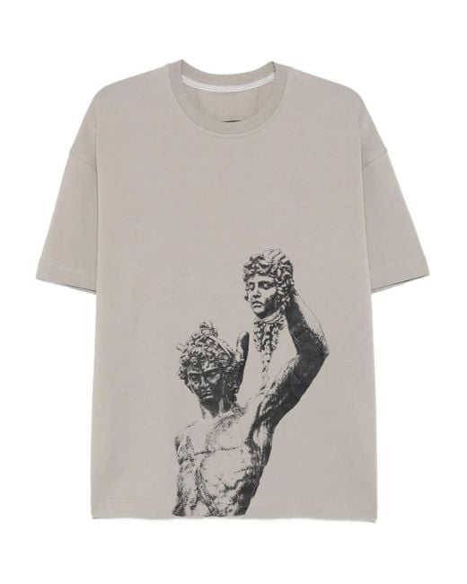 メンズ Hamza Perseus グラフィック Tシャツ Gray