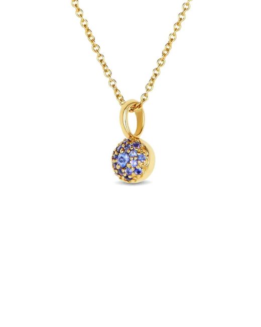 Dinny Hall Metallic 9K Bon Bon Sapphire Necklace