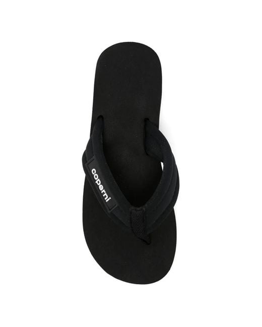 Coperni Black Sandales À Plateforme