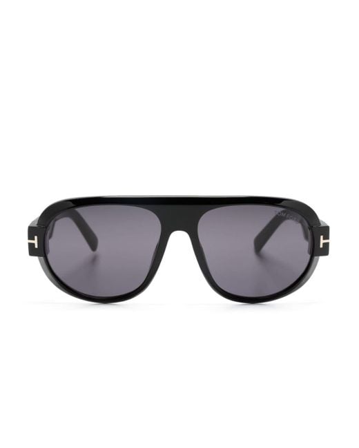 Tom Ford Black Blake Pilot-frame Sunglasses for men