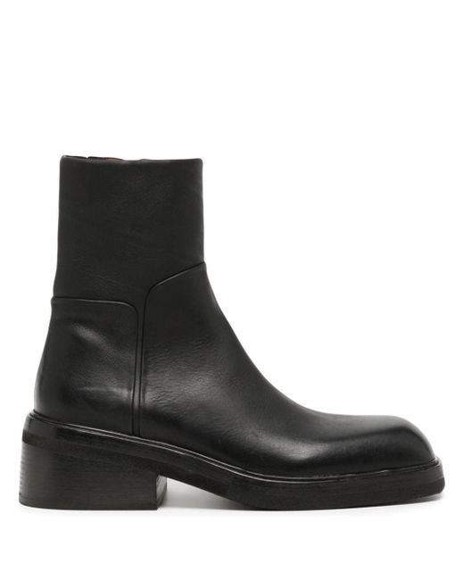 Panelled leather ankle boots Marsèll pour homme en coloris Black